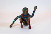 Load image into Gallery viewer, Hand Carved and Painted Folk Art Monkey
