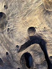 Load image into Gallery viewer, Contemporary wood carving of the moon
