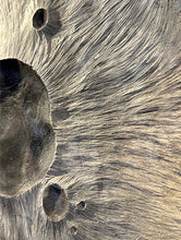 Load image into Gallery viewer, Contemporary wood carving of the moon
