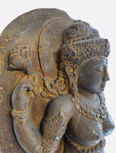 Load image into Gallery viewer, Hand caved stone statue depicting the Hindu goddess Dewa Sita
