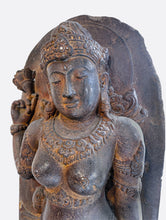 Load image into Gallery viewer, Hand caved stone statue depicting the Hindu goddess Dewa Sita
