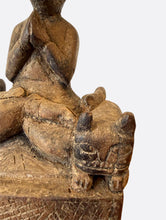 Load image into Gallery viewer, Praying figure with cat guardians, Nepal, 19th century
