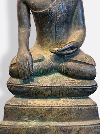 Bronze Buddha from Laos, 19th century