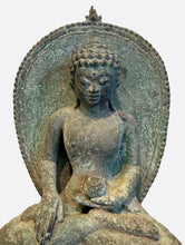 Load image into Gallery viewer, Bronze Buddha from Central Java, Indonesia, excavated, Majapahit Era, 600-800 years old
