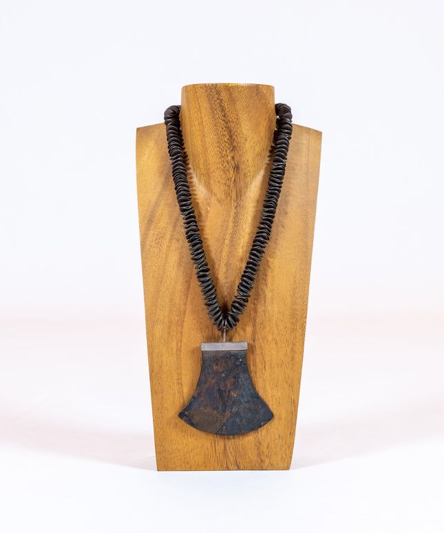 Antique Thai Axe Blade Necklace