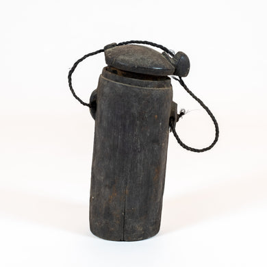 Antique Tibetan Yak Butter Jar with Lid