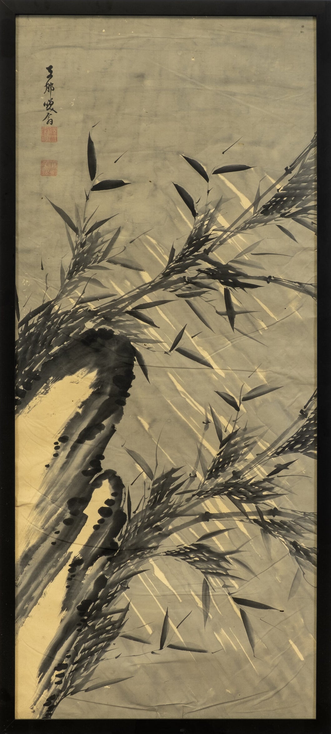 Bamboo Leaves Painting