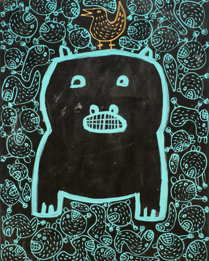 Untitled Painting by Lindu Prasekti