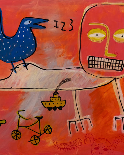 Utitled Painting by Lindu Prasekti