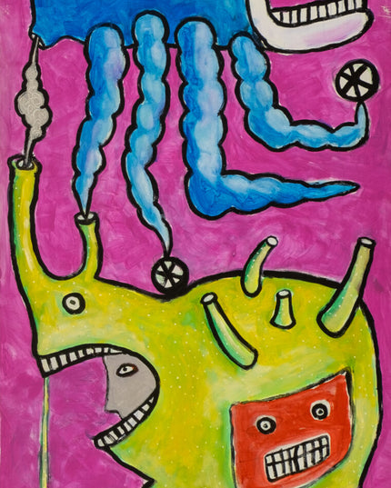 Untitled Painting by Lindu Prasekti