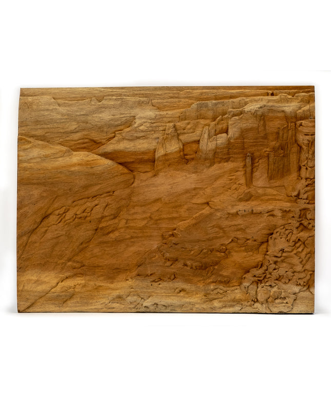 "Desert Canyon" Studio Carving, David Alan Original Design