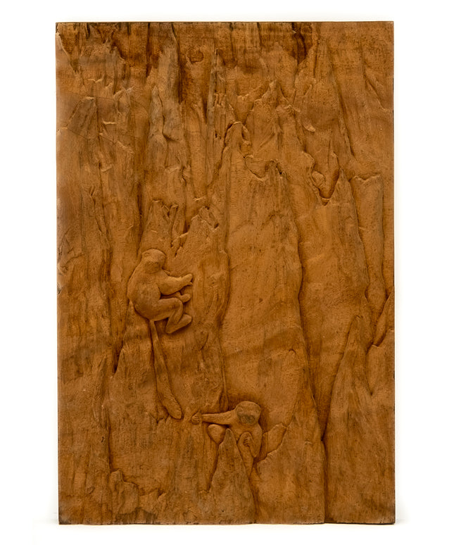 "Monkeys of Cliff" Studio Carving, David Alan Original Design