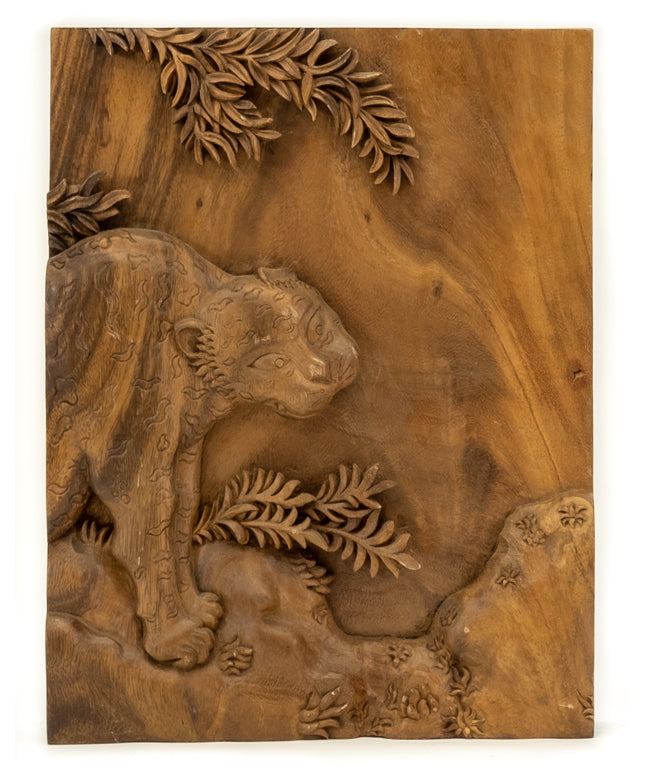 "Leopard" Studio Carving, David Alan Original Design