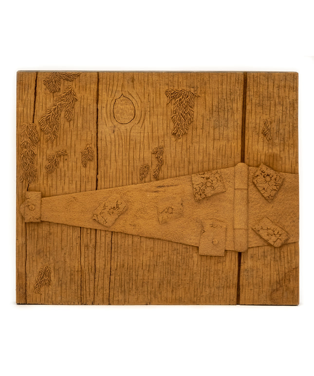 "Mossy Door" Studio Carving, David Alan Original Design