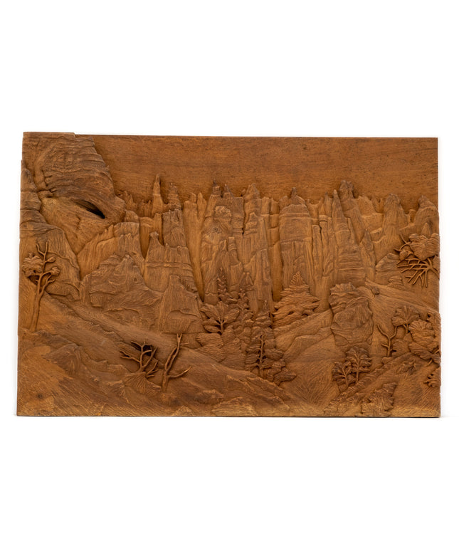 "Mountain Cliffs" Studio Carving, David Alan Original Design