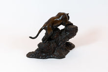 Load image into Gallery viewer, Iron Tiger-On-Mountain Sculpture
