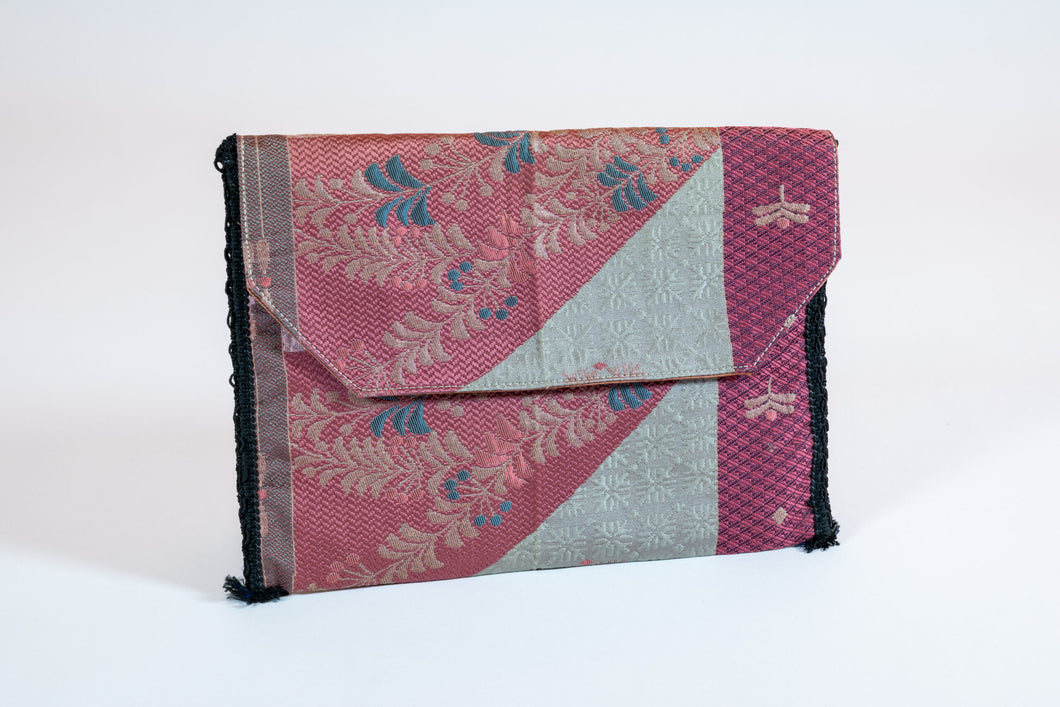 David Alan Designs Shoulder Strap Purse of Vintage Kimono Fabric