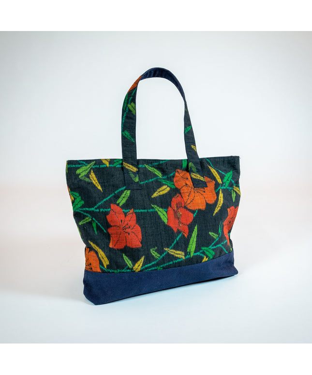 David Alan Designs Tote Bag of Vintage Kimono Fabric
