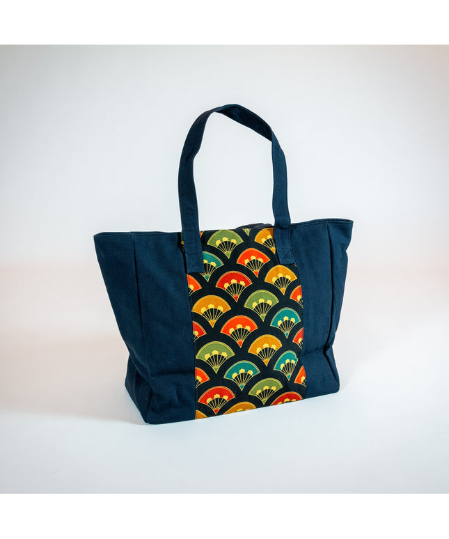 David Alan Designs Tote Bag of Vintage Kimono Fabric.